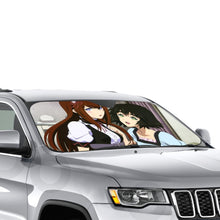 Load image into Gallery viewer, Kurisu &amp; Mayuri Car Sunshade

