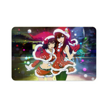 Load image into Gallery viewer, Kurisu &amp; Mayuri Christmas Cheer  Credit Card Skins (4-in-1 Pack)
