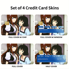 Load image into Gallery viewer, Kurisu &amp; Mayuri Credit Card Skins (4-in-1 Pack)
