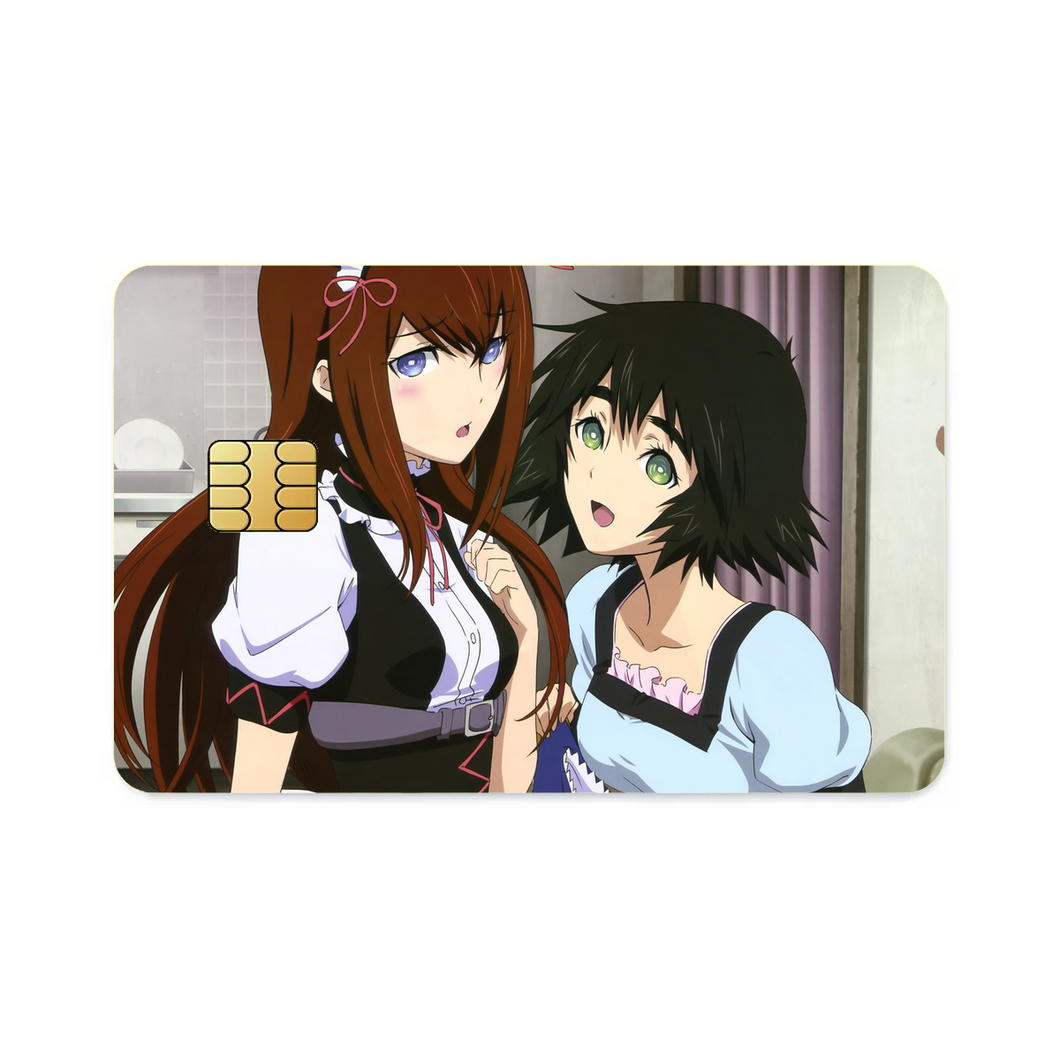 Kurisu & Mayuri Credit Card Skins (4-in-1 Pack)