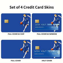 Load image into Gallery viewer, Kuroko&#39;s Basketball  Credit Card Skins (4-in-1 Pack)
