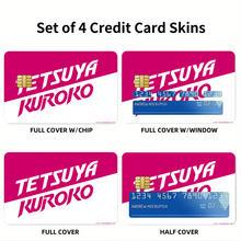 Load image into Gallery viewer, Kuroko&#39;s Basketball  Credit Card Skins (4-in-1 Pack)
