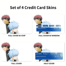 Load image into Gallery viewer, Kuroko&#39;s Basketball  Credit Card Skins (4-in-1 Pack)
