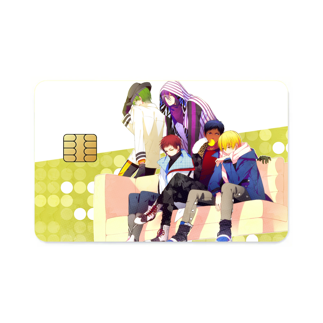 Kuroko's Basketball Daiki Aomine, Atsushi Murasakibara  Credit Card Skins (4-in-1 Pack)