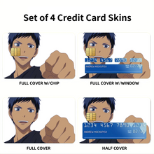 Load image into Gallery viewer, Kuroko&#39;s Basketball Daiki Aomine  Credit Card Skins (4-in-1 Pack)
