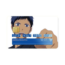 Load image into Gallery viewer, Kuroko&#39;s Basketball Daiki Aomine  Credit Card Skins (4-in-1 Pack)
