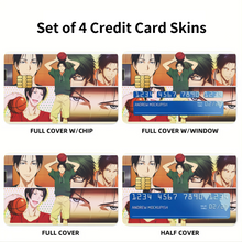 Load image into Gallery viewer, Kuroko&#39;s Basketball Kazunari Takao  Credit Card Skins (4-in-1 Pack)
