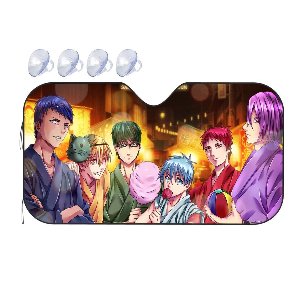 Kuroko's Basketball Tetsuya Kuroko, Daiki Aomine, Atsushi Murasakibara  Car Sunshade