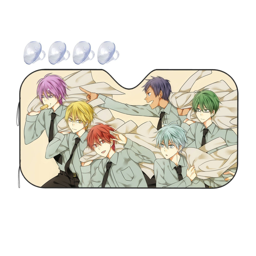 Kuroko's Basketball Tetsuya Kuroko, Daiki Aomine, Atsushi Murasakibara  Car Sunshade