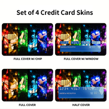 Load image into Gallery viewer, Kuroko&#39;s Basketball Tetsuya Kuroko, Daiki Aomine, Atsushi Murasakibara  Credit Card Skins (4-in-1 Pack)
