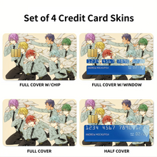 Load image into Gallery viewer, Kuroko&#39;s Basketball Tetsuya Kuroko, Daiki Aomine, Atsushi Murasakibara  Credit Card Skins (4-in-1 Pack)
