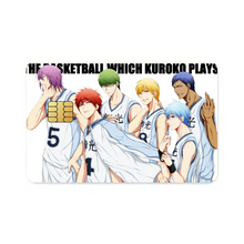 Load image into Gallery viewer, Kuroko&#39;s Basketball Tetsuya Kuroko, Daiki Aomine, Atsushi Murasakibara  Credit Card Skins (4-in-1 Pack)

