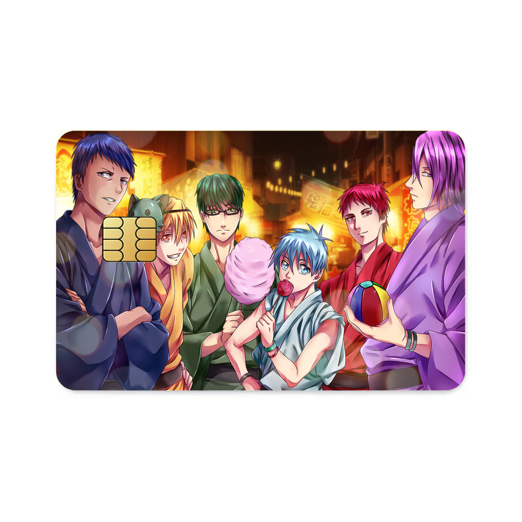 Kuroko's Basketball Tetsuya Kuroko, Daiki Aomine, Atsushi Murasakibara  Credit Card Skins (4-in-1 Pack)