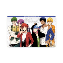 Load image into Gallery viewer, Kuroko&#39;s Basketball Tetsuya Kuroko, Daiki Aomine, Atsushi Murasakibara  Credit Card Skins (4-in-1 Pack)
