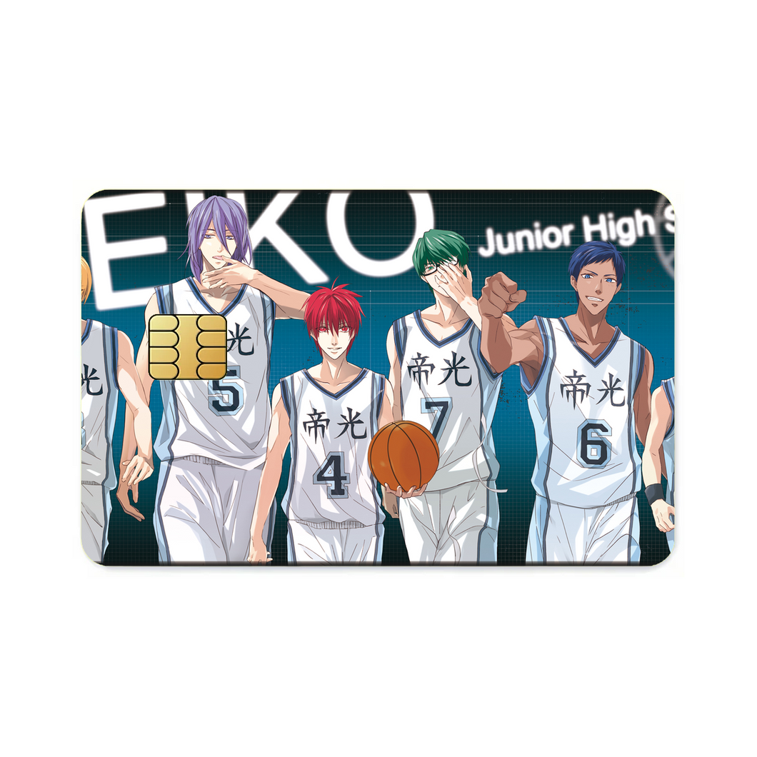 Kuroko's Basketball Tetsuya Kuroko, Daiki Aomine, Atsushi Murasakibara  Credit Card Skins (4-in-1 Pack)