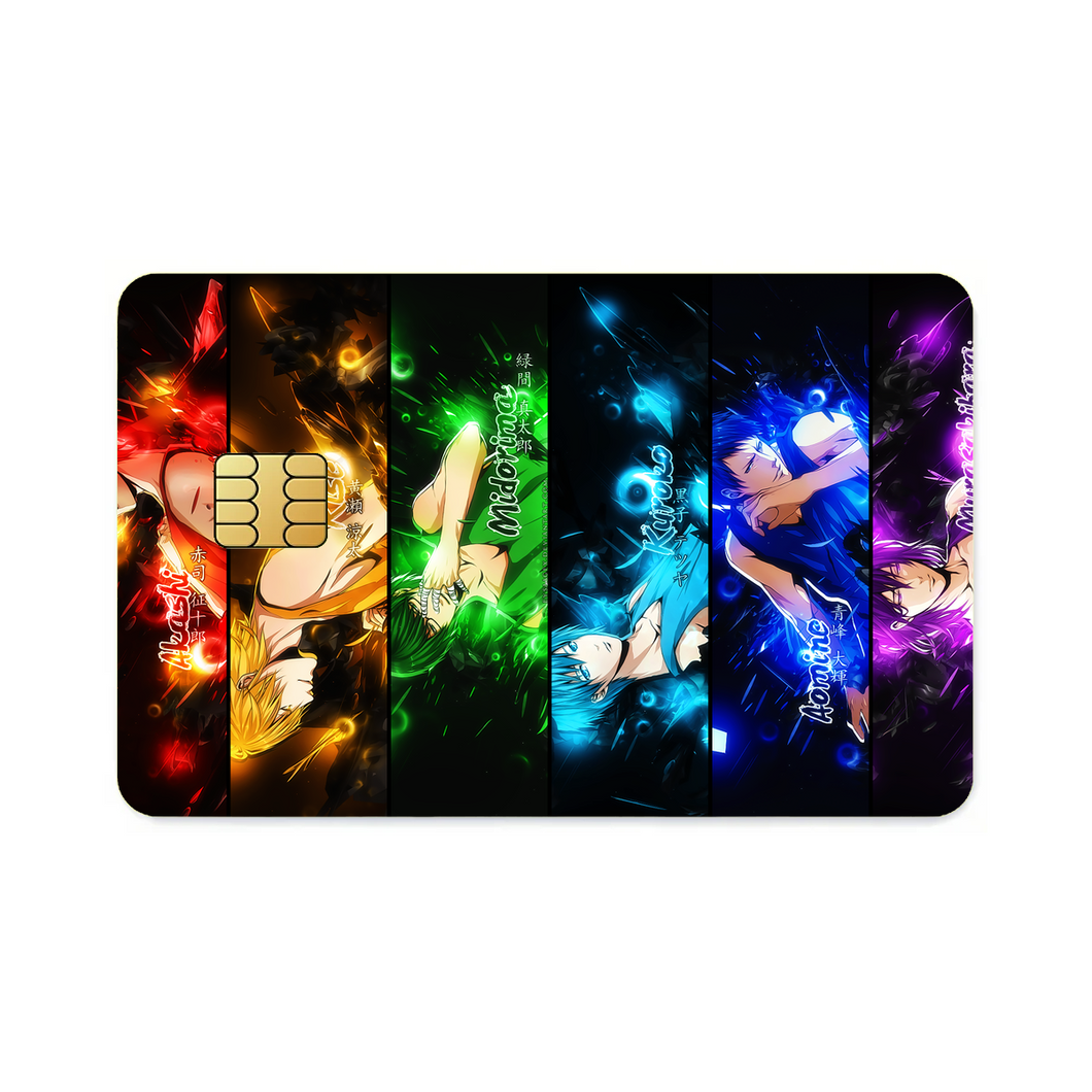 Kuroko's Basketball Tetsuya Kuroko, Daiki Aomine, Atsushi Murasakibara  Credit Card Skins (4-in-1 Pack)
