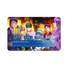 Load image into Gallery viewer, Kuroko&#39;s Basketball Tetsuya Kuroko, Daiki Aomine, Atsushi Murasakibara  Credit Card Skins (4-in-1 Pack)
