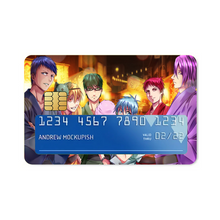 Load image into Gallery viewer, Kuroko&#39;s Basketball Tetsuya Kuroko, Daiki Aomine, Atsushi Murasakibara  Credit Card Skins (4-in-1 Pack)
