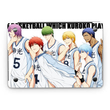 Load image into Gallery viewer, Kuroko&#39;s Basketball Tetsuya Kuroko, Daiki Aomine, Atsushi Murasakibara  Macbook Skin
