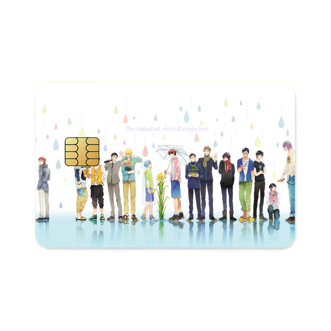 Kuroko's Basketball Tetsuya Kuroko, Daiki Aomine, Atsushi Murasakibara, Teppei Kiyoshi  Credit Card Skins (4-in-1 Pack)
