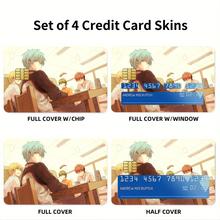 Load image into Gallery viewer, Kuroko&#39;s Basketball Tetsuya Kuroko, Taiga Kagami  Credit Card Skins (4-in-1 Pack)
