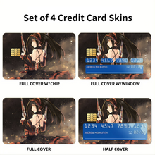 Load image into Gallery viewer, Kurumi  Credit Card Skins (4-in-1 Pack)
