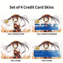 Load image into Gallery viewer, Kurumi Tokisaki Credit Card Skins (4-in-1 Pack)
