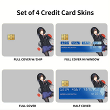 Load image into Gallery viewer, Kurumi Tokisaki Credit Card Skins (4-in-1 Pack)
