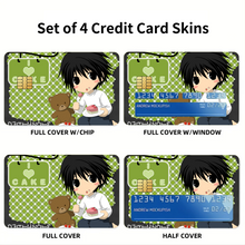 Load image into Gallery viewer, L Credit Card Skins (4-in-1 Pack)

