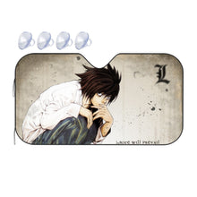 Load image into Gallery viewer, L (Death Note)  Car Sunshade
