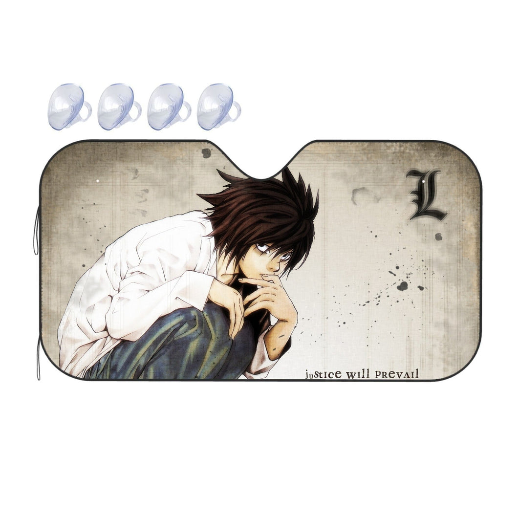 L (Death Note)  Car Sunshade