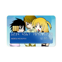 Load image into Gallery viewer, L, Light, &amp; Misa Credit Card Skins (4-in-1 Pack)
