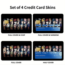 Load image into Gallery viewer, Lab Members Worldline  Credit Card Skins (4-in-1 Pack)
