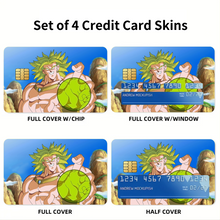Load image into Gallery viewer, Legendary Super Saiyan Broly  Credit Card Skins (4-in-1 Pack)

