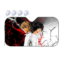 Load image into Gallery viewer, Light Yagami and L (Death Note) Car Sunshade
