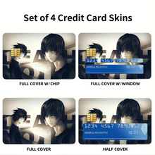 Load image into Gallery viewer, Light Yagami and L (Death Note)  Credit Card Skins (4-in-1 Pack)
