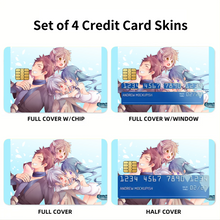 Load image into Gallery viewer, Liliruca,Bell,Hestia and Welf  Credit Card Skins (4-in-1 Pack)
