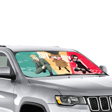 Load image into Gallery viewer, Loid Forger, Anya Forger &amp; Yor Forger Car Sunshade
