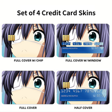 Load image into Gallery viewer, Love, Chunibyo &amp; Other Delusions Rikka Takanashi  Credit Card Skins (4-in-1 Pack)
