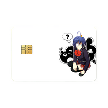 Load image into Gallery viewer, Love, Chunibyo &amp; Other Delusions Rikka Takanashi  Credit Card Skins (4-in-1 Pack)
