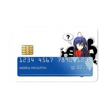 Load image into Gallery viewer, Love, Chunibyo &amp; Other Delusions Rikka Takanashi  Credit Card Skins (4-in-1 Pack)

