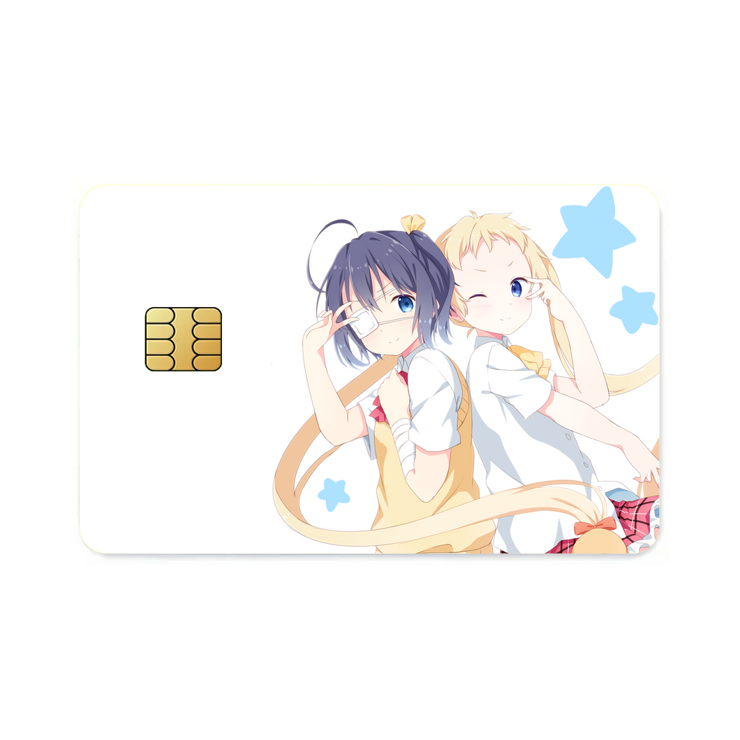 Love, Chunibyo & Other Delusions Rikka Takanashi, Sanae Dekomori  Credit Card Skins (4-in-1 Pack)