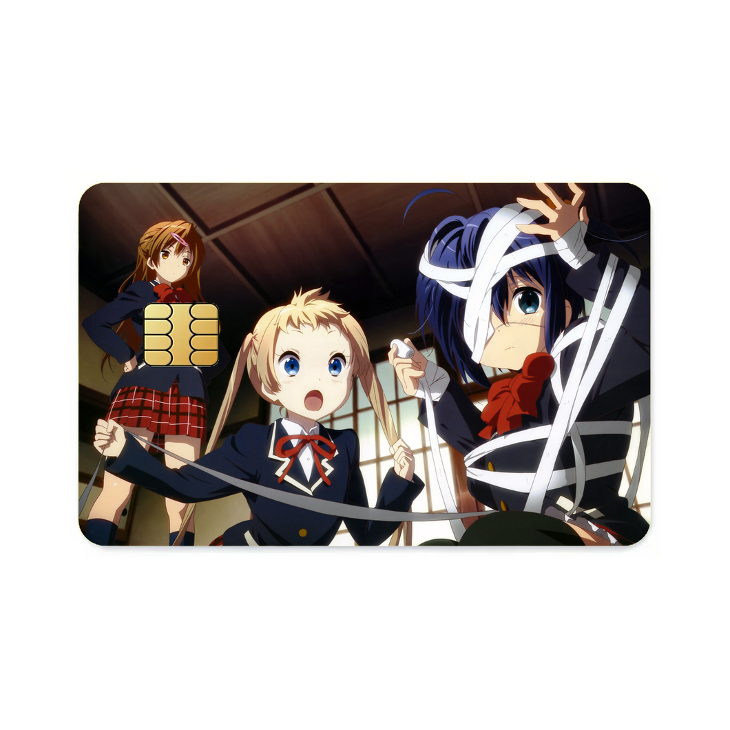 Love, Chunibyo & Other Delusions Rikka Takanashi, Sanae Dekomori, Shinka Nibutani  Credit Card Skins (4-in-1 Pack)
