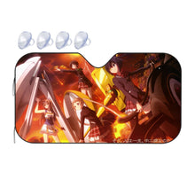 Load image into Gallery viewer, Love, Chunibyo &amp; Other Delusions Rikka Takanashi, Sanae Dekomori, Shinka Nibutani, Kumin Tsuyuri  Car Sunshade
