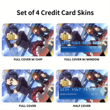 Load image into Gallery viewer, Love, Chunibyo &amp; Other Delusions Rikka Takanashi, Shinka Nibutani, Kumin Tsuyuri  Credit Card Skins (4-in-1 Pack)
