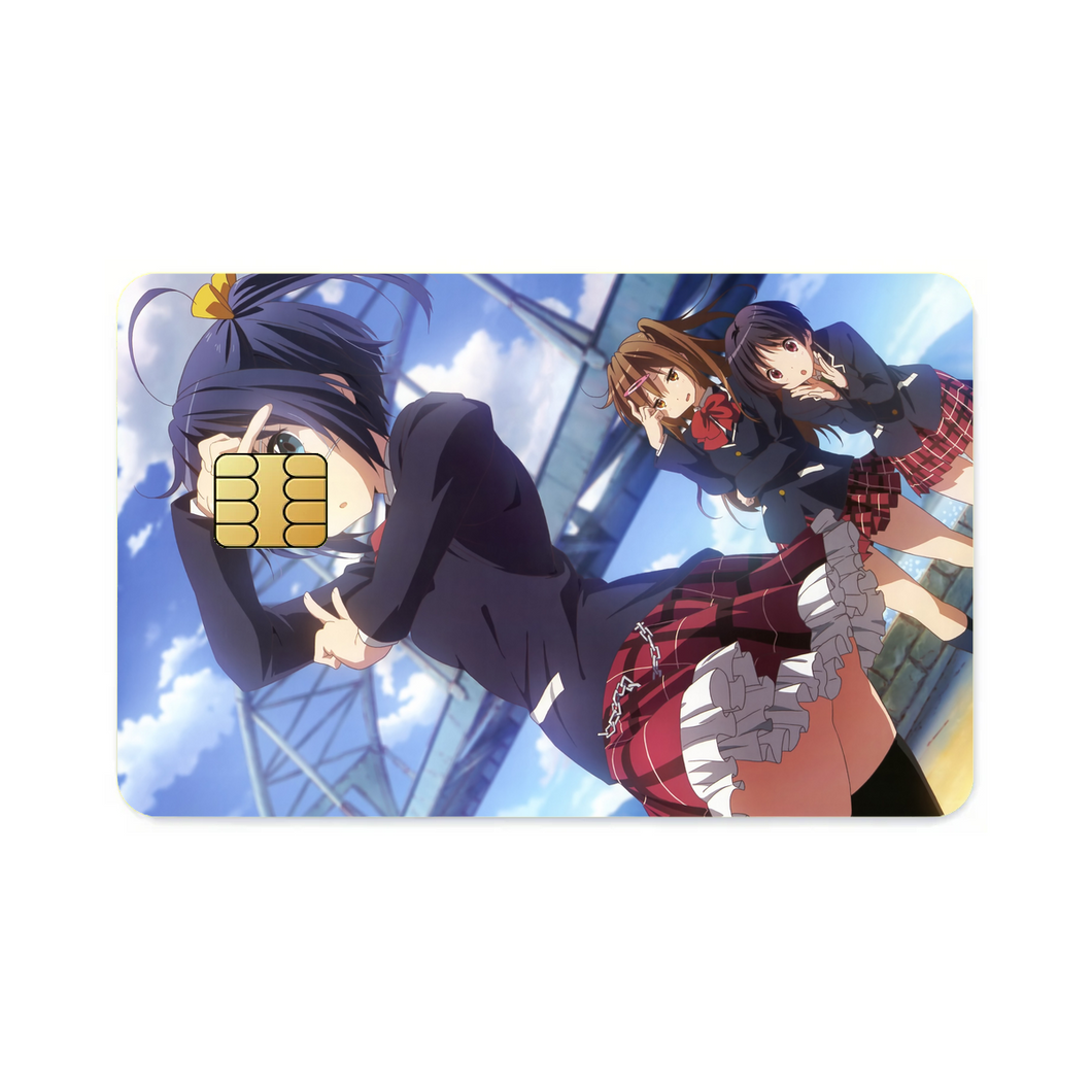 Love, Chunibyo & Other Delusions Rikka Takanashi, Shinka Nibutani, Kumin Tsuyuri  Credit Card Skins (4-in-1 Pack)