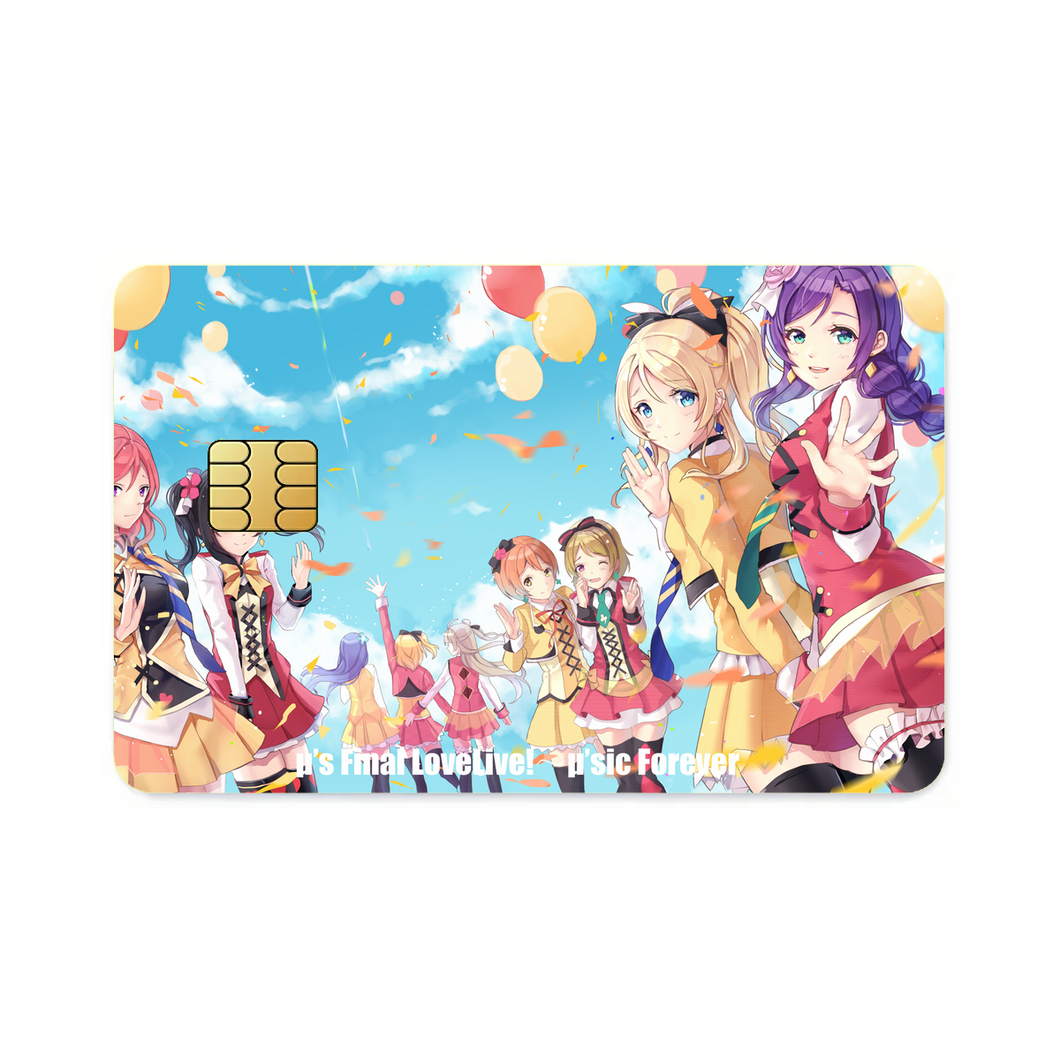 Love Live! Group  Credit Card Skins (4-in-1 Pack)