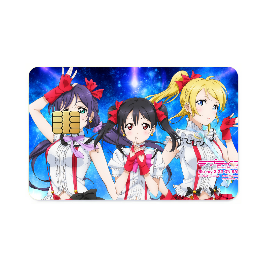 Love Live Group Credit Card Skins (4-in-1 Pack)