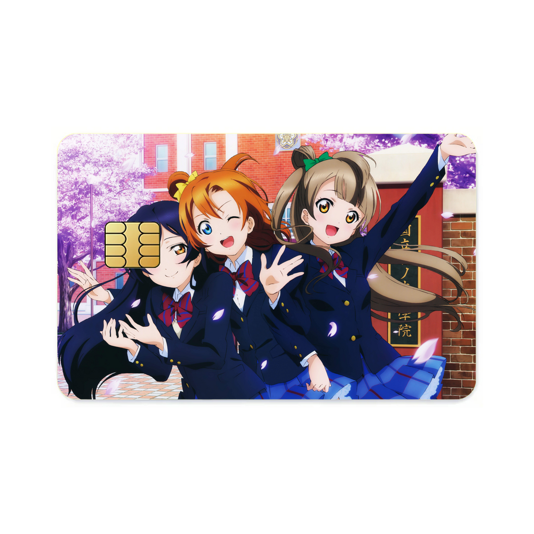 Love Live! Kotori Minami, Umi Sonoda, Honoka Kousaka  Credit Card Skins (4-in-1 Pack)