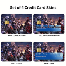 Load image into Gallery viewer, Love Live! Maki Nishikino, Kotori Minami, Umi Sonoda, Honoka Kousaka, Eri Ayase  Credit Card Skins (4-in-1 Pack)
